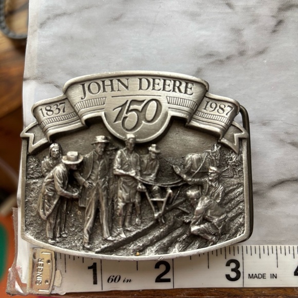 Vintage John Deere Belt Buckle 150th Anniversary 3038 - Picture 5 of 5